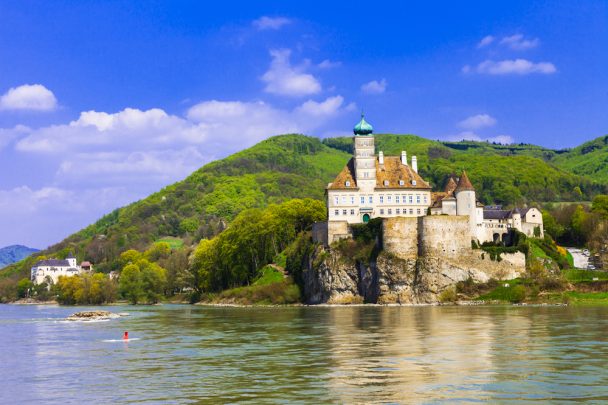 Danube-austria-shutterstock View of Austrian castle from the Danube