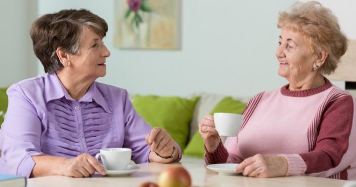 old ladies having a chat