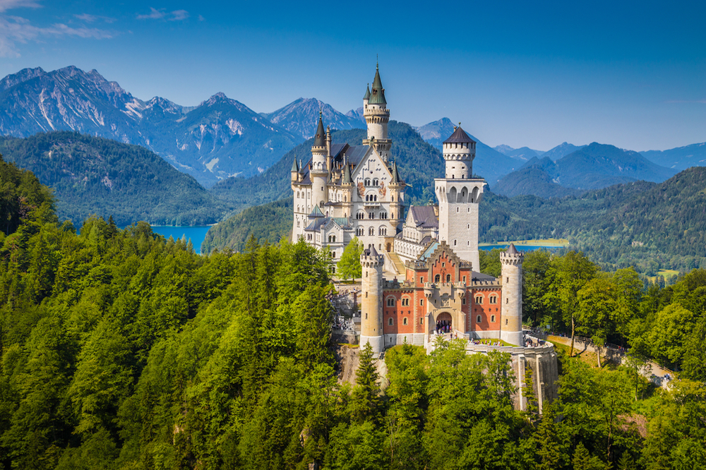 Neuschwanstein Castle is a world famous