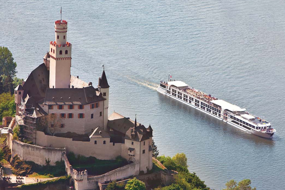 River cruising on the Rhine