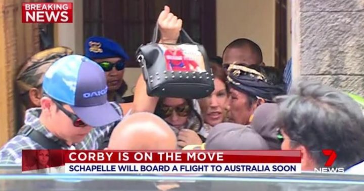 Schapelle Corby Lands In Australia To Media Circus Schapelle Corby Lands In Australia To Media Circus