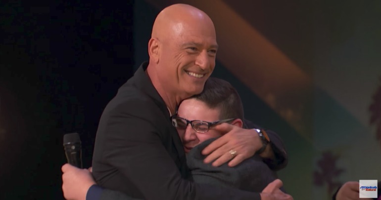 Howie Mandel and Christian Guardino