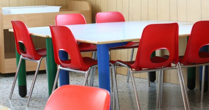 2.7 classroom chairs in a classroom