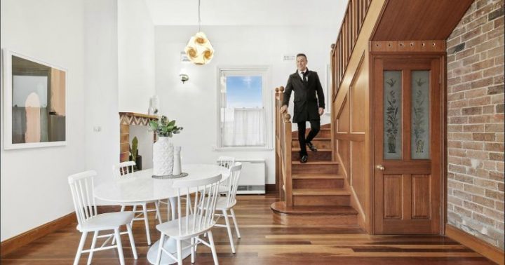 Interior stairs of 17 Alexandra Road, Glebe.