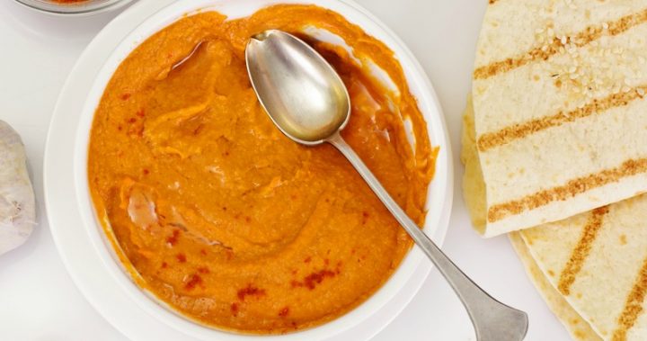 shutterstock_461313007 Incredible creamy turmeric and sweet potato hummus