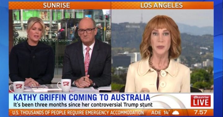 kathy and sam Sam Armytage and Sunrise co-host David Koch