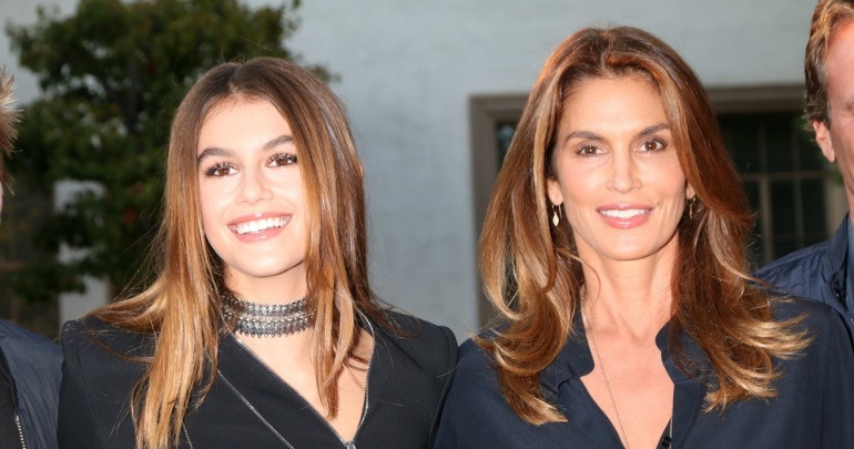 Cindy Crawford and daughter Kaia more like sisters at fashion week ...