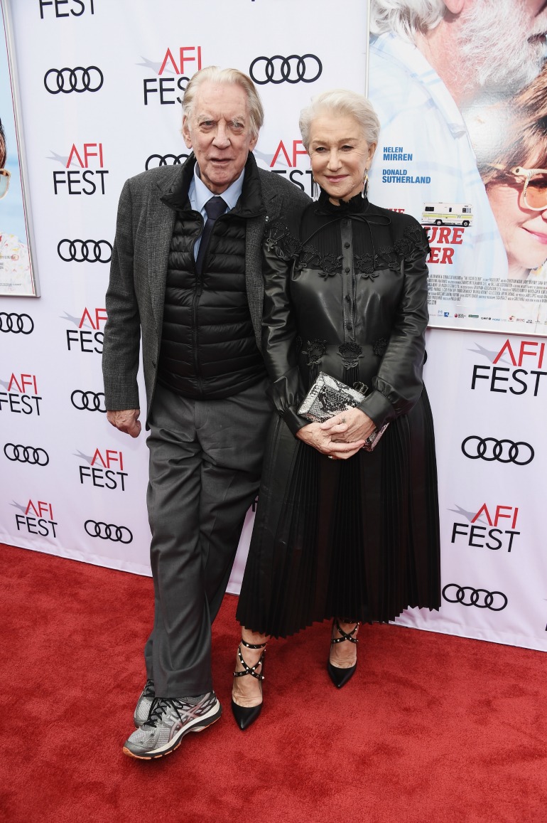 Helen Mirren and donald Sutherland