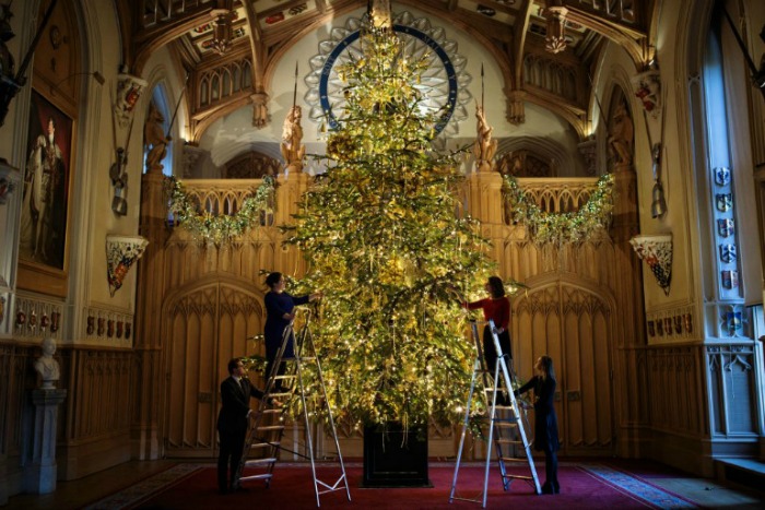 christmas tree windsor castle 