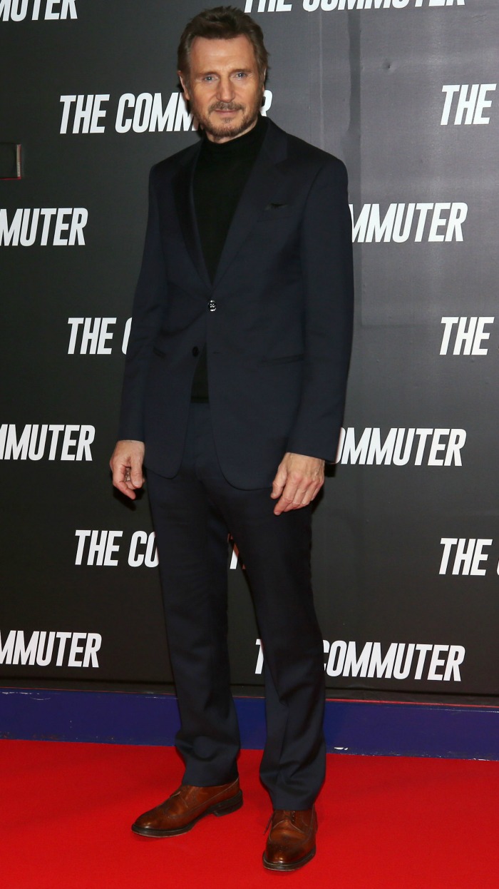 Dapper Liam Neeson says he still ‘feels 40’ despite worries over age