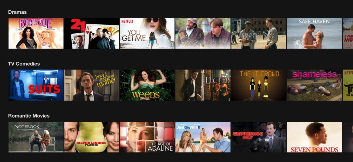 netflix browse shows