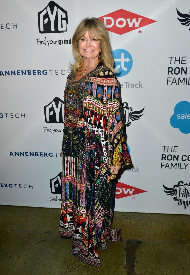 Goldie Hawn shines in fabulous ’70sstyle bohemian kaftan Starts at 60