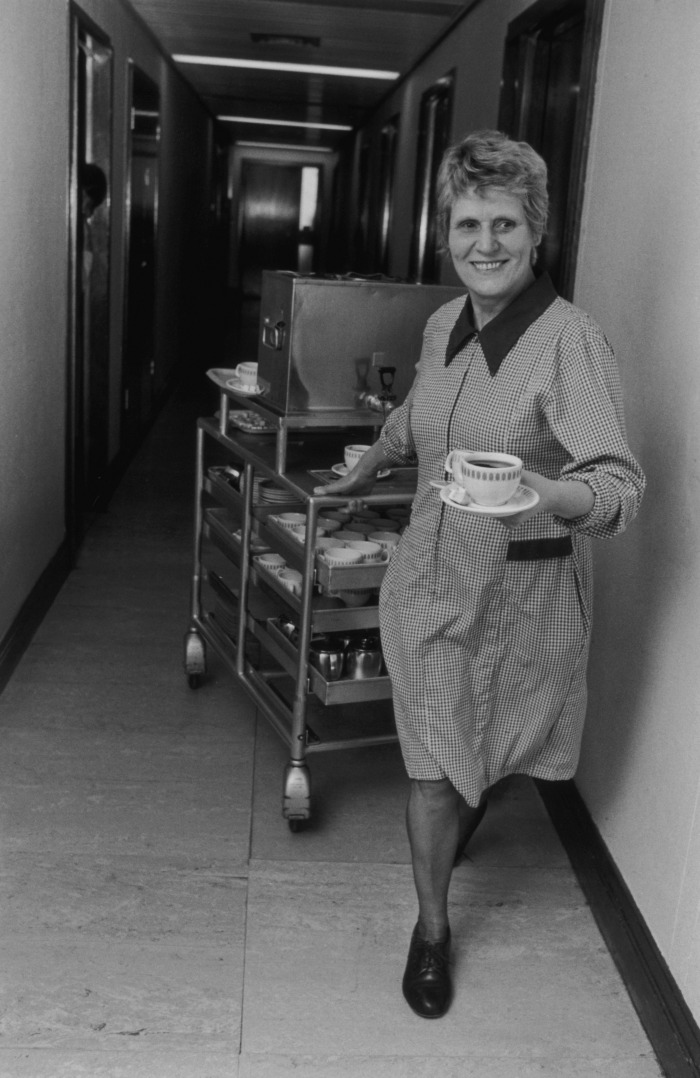 Trolley service with a smile! Remembering the beloved office tea ladies
