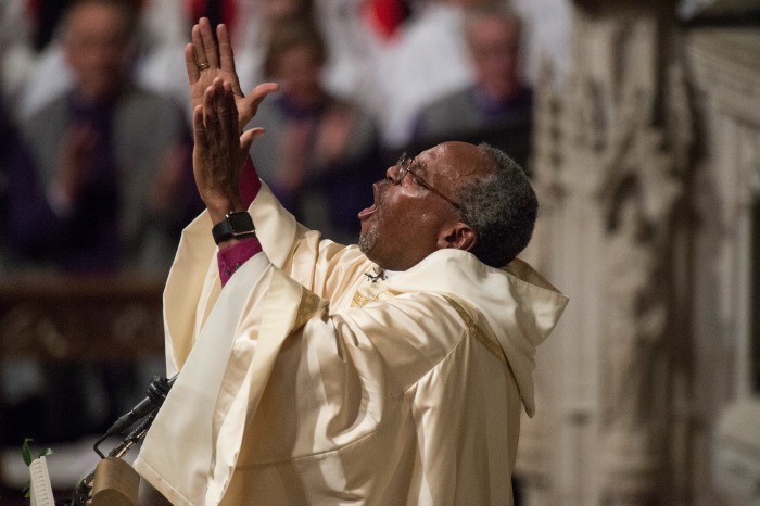 Bishop Michael Bruce Curry will address the service.