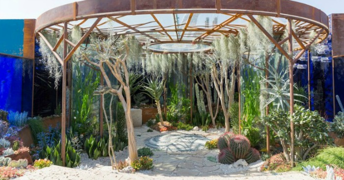 The Pearlfisher garden was designed by John Warland and Pearlfisher team. 