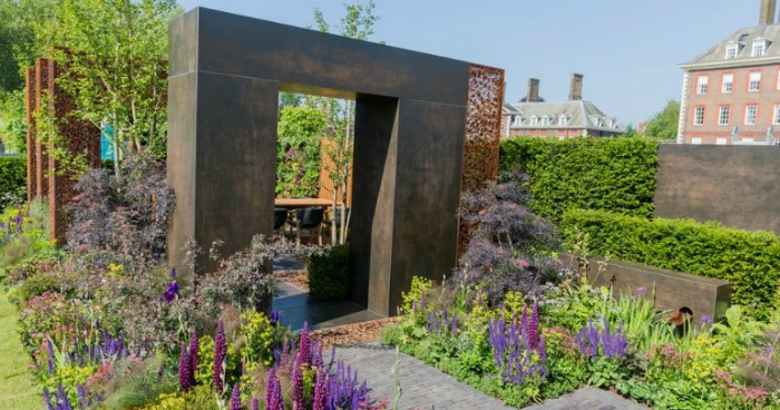 The Urban Flow garden was designed by Tony Woods.