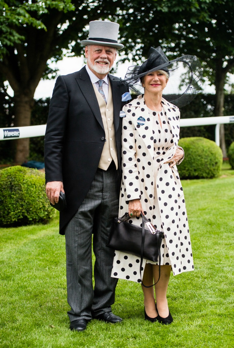 Stunning Helen Mirren steps out in chic polka dot dress Starts at 60