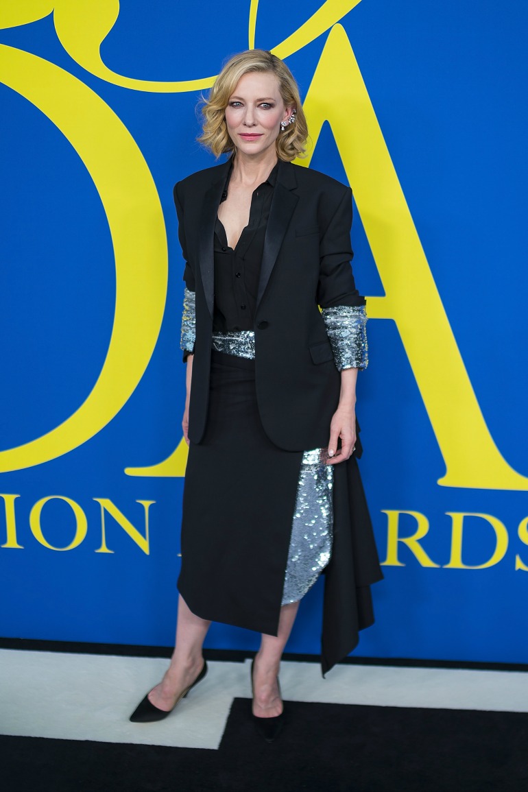 Cate Blanchett certainly knows how to make an entrance. Source: Getty