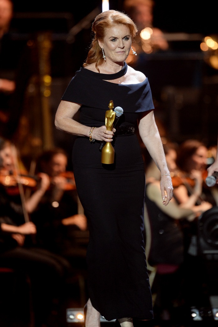 She presented the Classic BRITs Icon award. Source: Getty.