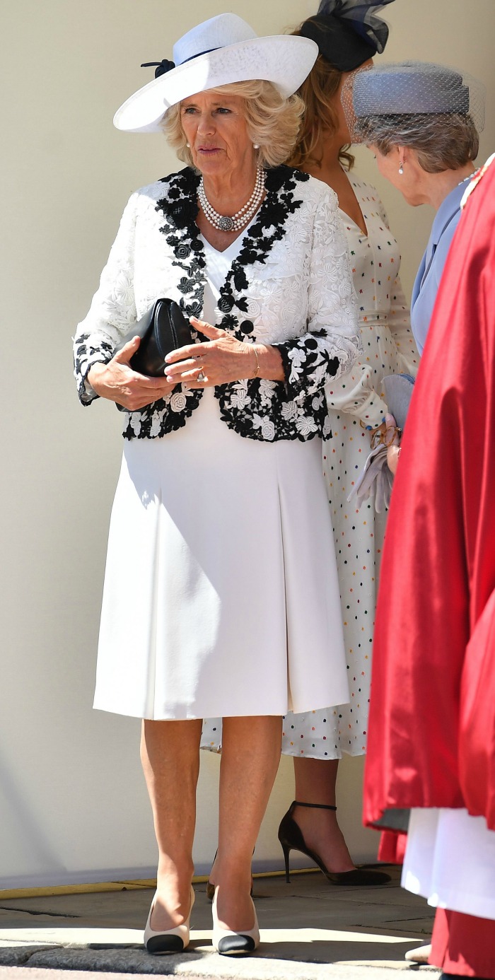 Camilla’s elegant white number steals the show at Order of the Garter