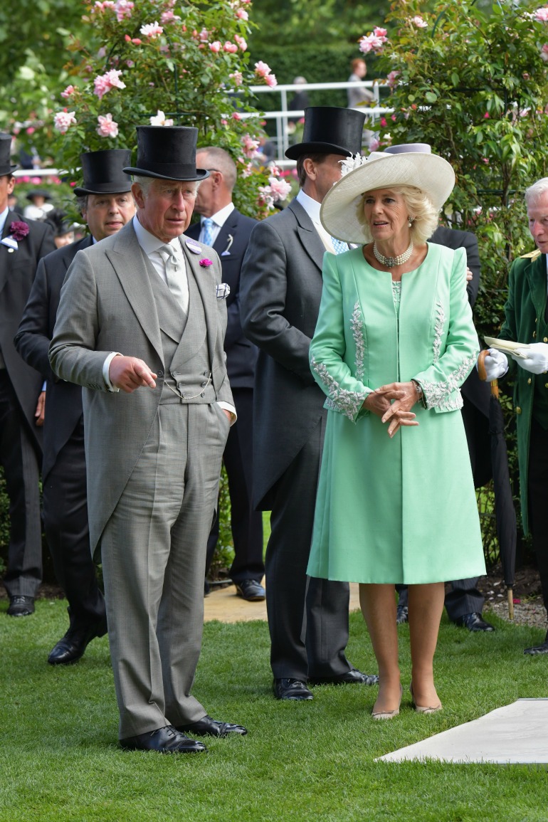 Prince Charles and Camilla on day two of Royal Ascot. Source: Getty 