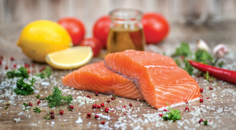 Fatty fish such as salmon, sardines and tuna are loaded with omega-3 fatty acids. 