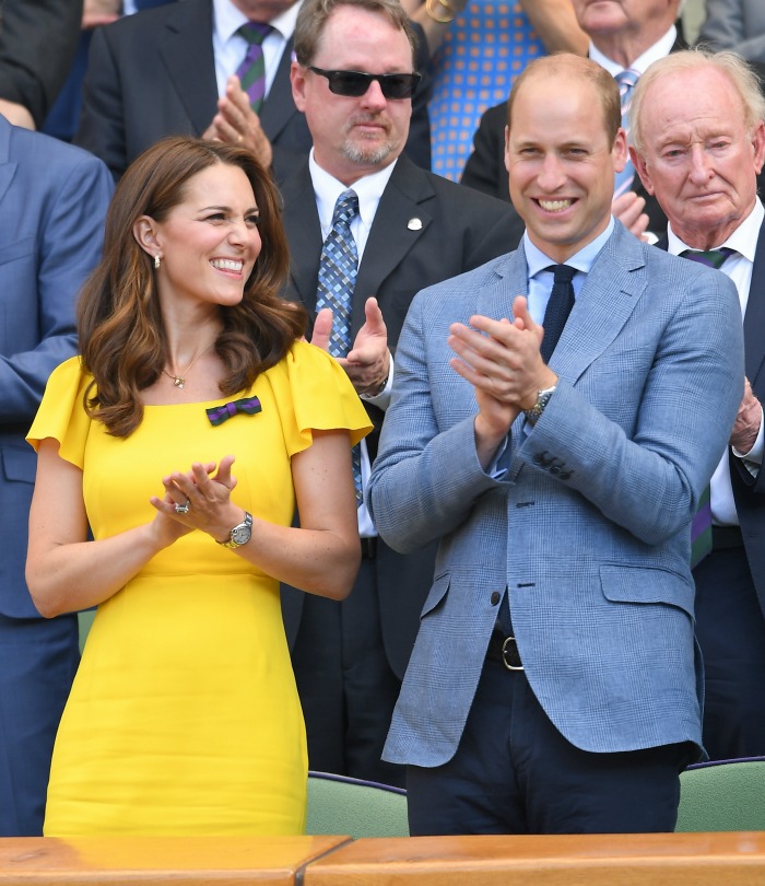 Duchess Catherine and Prince William steal the show at Wimbledon in London.