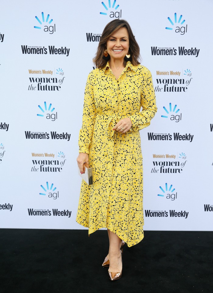 Lisa Wilkinson opted for a stylish yellow dress. Source: Getty.