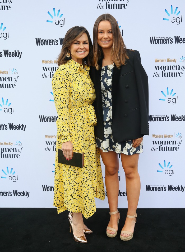 Lisa Wilkinson and her daughter Billi opted for floral frocks. Source: Getty.