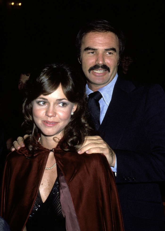 Sally Field and Burt Reynolds were former lovers.