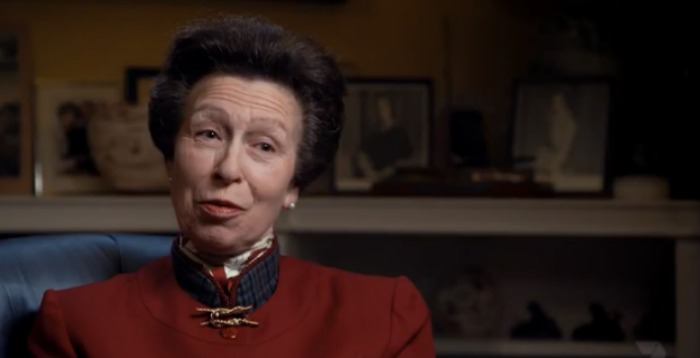 Princess Anne admitted she never shakes people's hands. Source: Channel 7/Queen of the World.