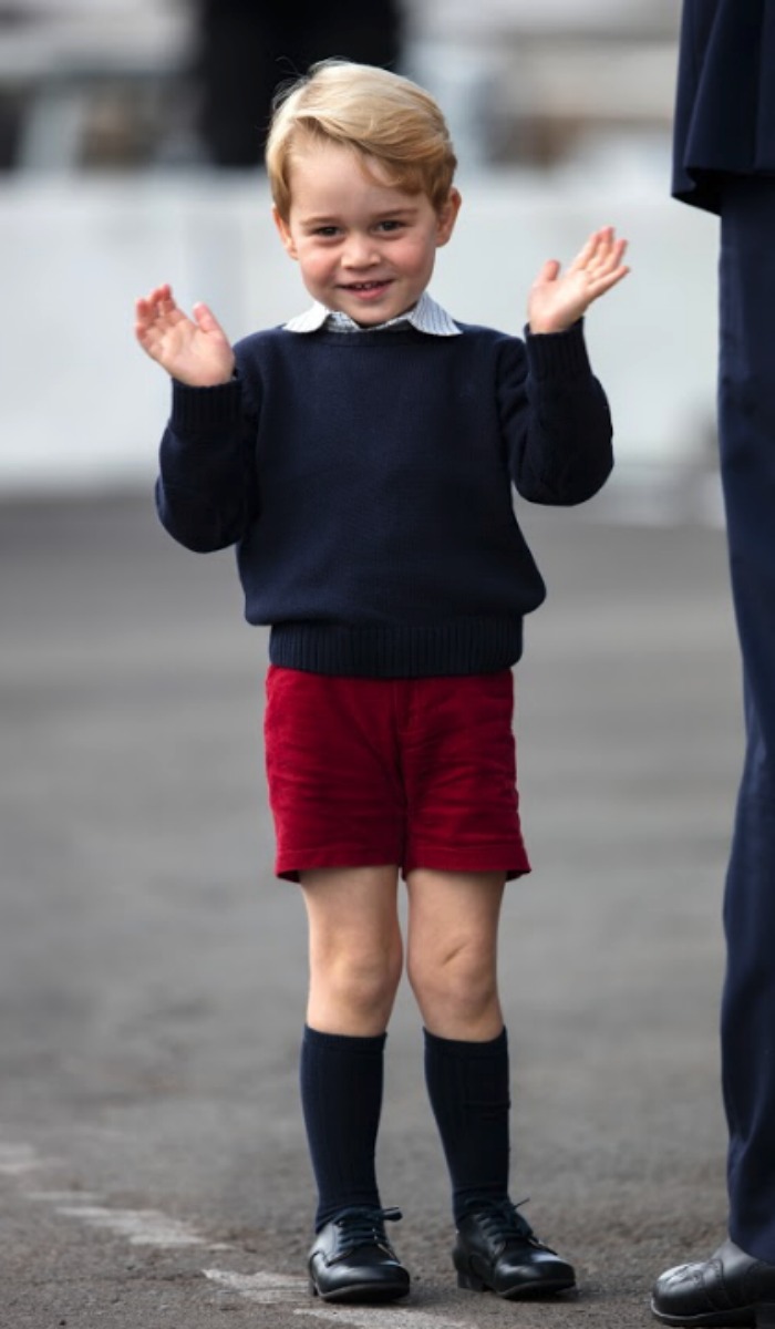 Prince George is regularly seen wearing shorts. Source: Getty.