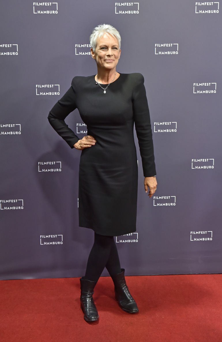 Jamie Lee Curtis matches edgy boots with timeless little black dress Starts at 60