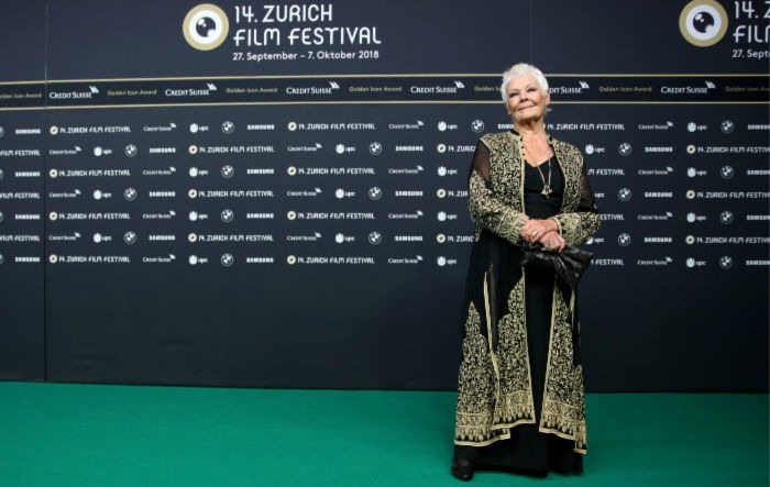 Judi Dench at the 14th annual Zurich Film Festival earlier this week.