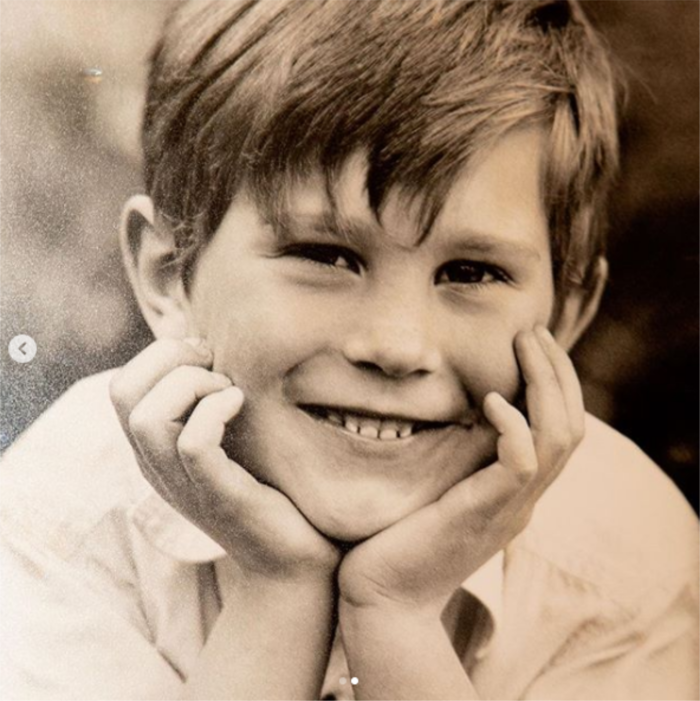 Princess Eugenie's fiancé as a child.