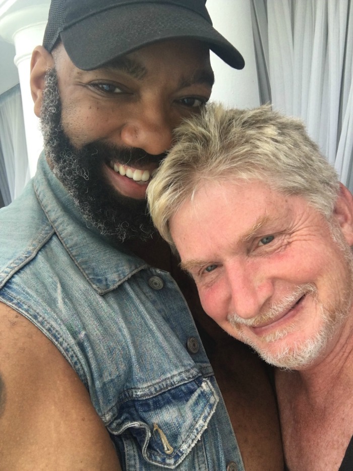 Damani and Michael are in an open relationship. Source: Damani Moyd.