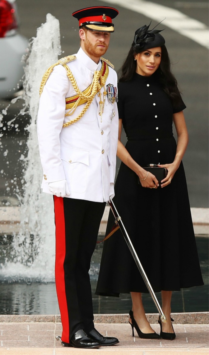 The Duke and Duchess of Sussex at the Anzac Memorial in Sydney. 