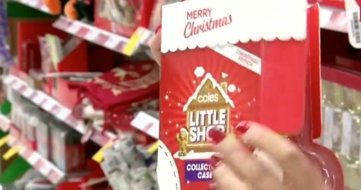 first look coles reveals new christmas themed little shop diabetes christmas shop