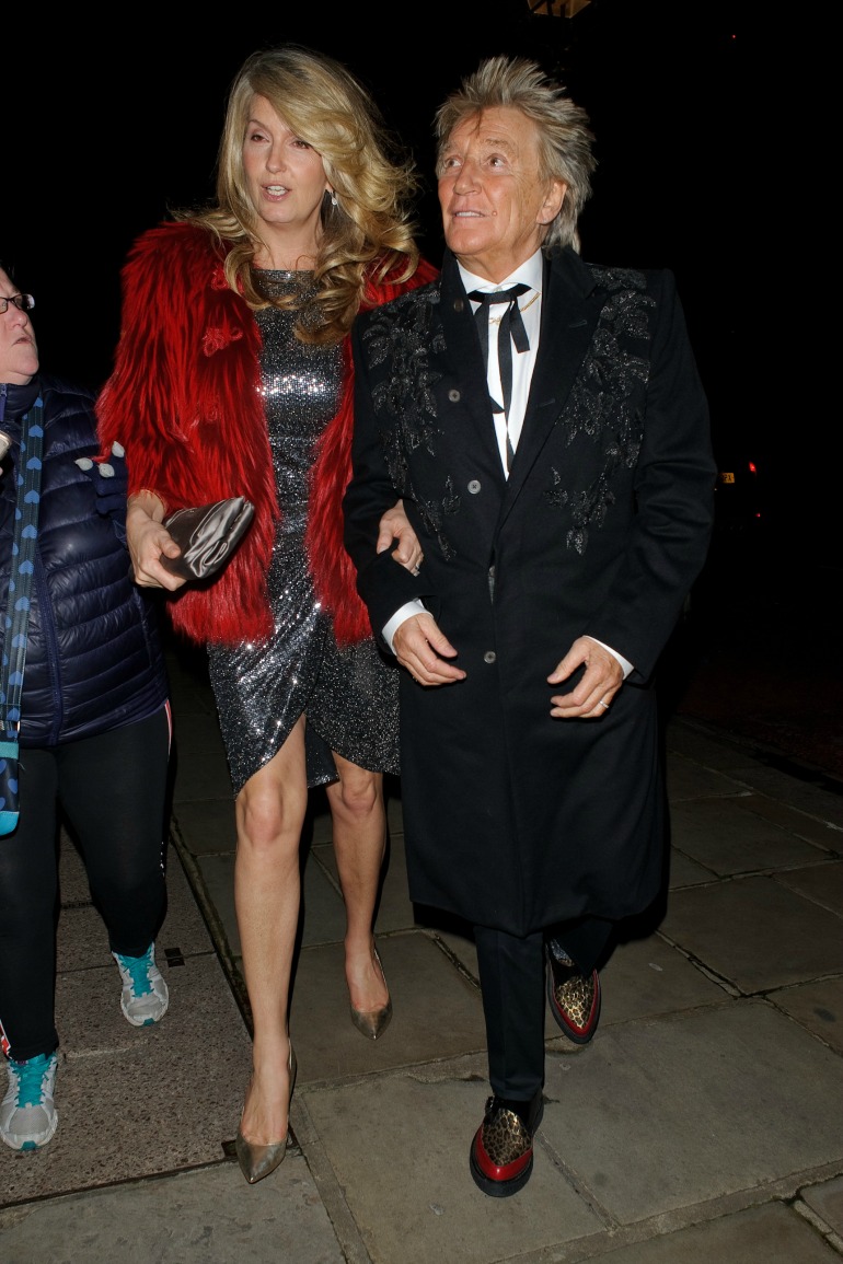 The loved-up couple stepped out together for the Evgeny Lebedev Christmas Party in London on Friday night. Source: Getty