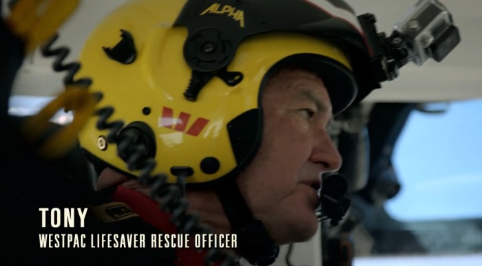 Tony was called out on the show to rescue the family. Source: Channel 7/Air Rescue.