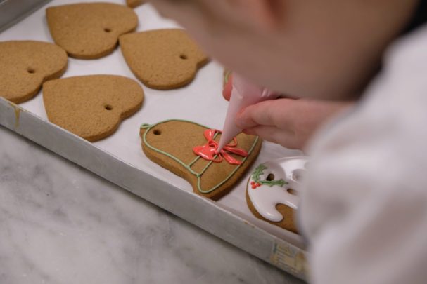 Buckingham Palace has given fans a glimpse at the kitchen.