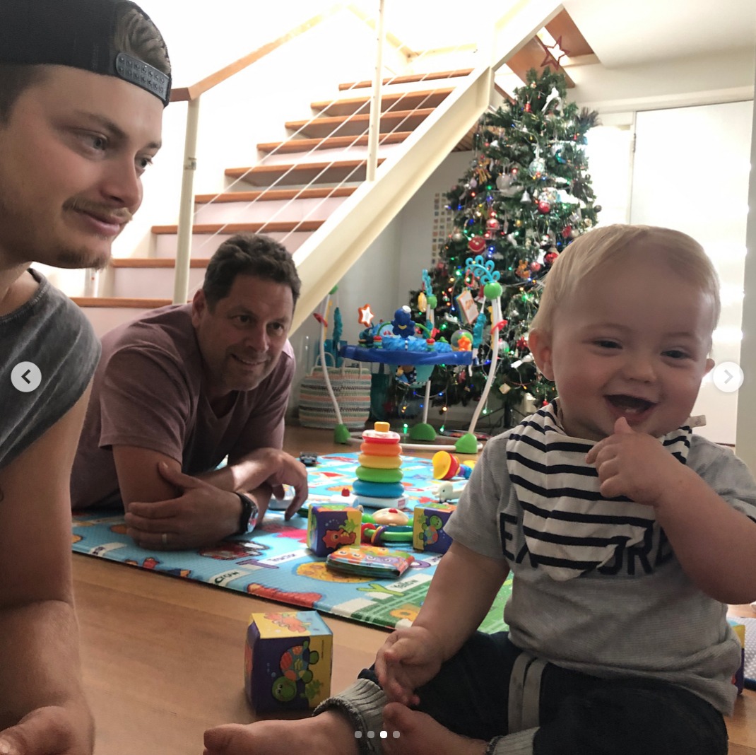 Johanna Griggs shared a series of sweet snaps of her grandson, Jax.