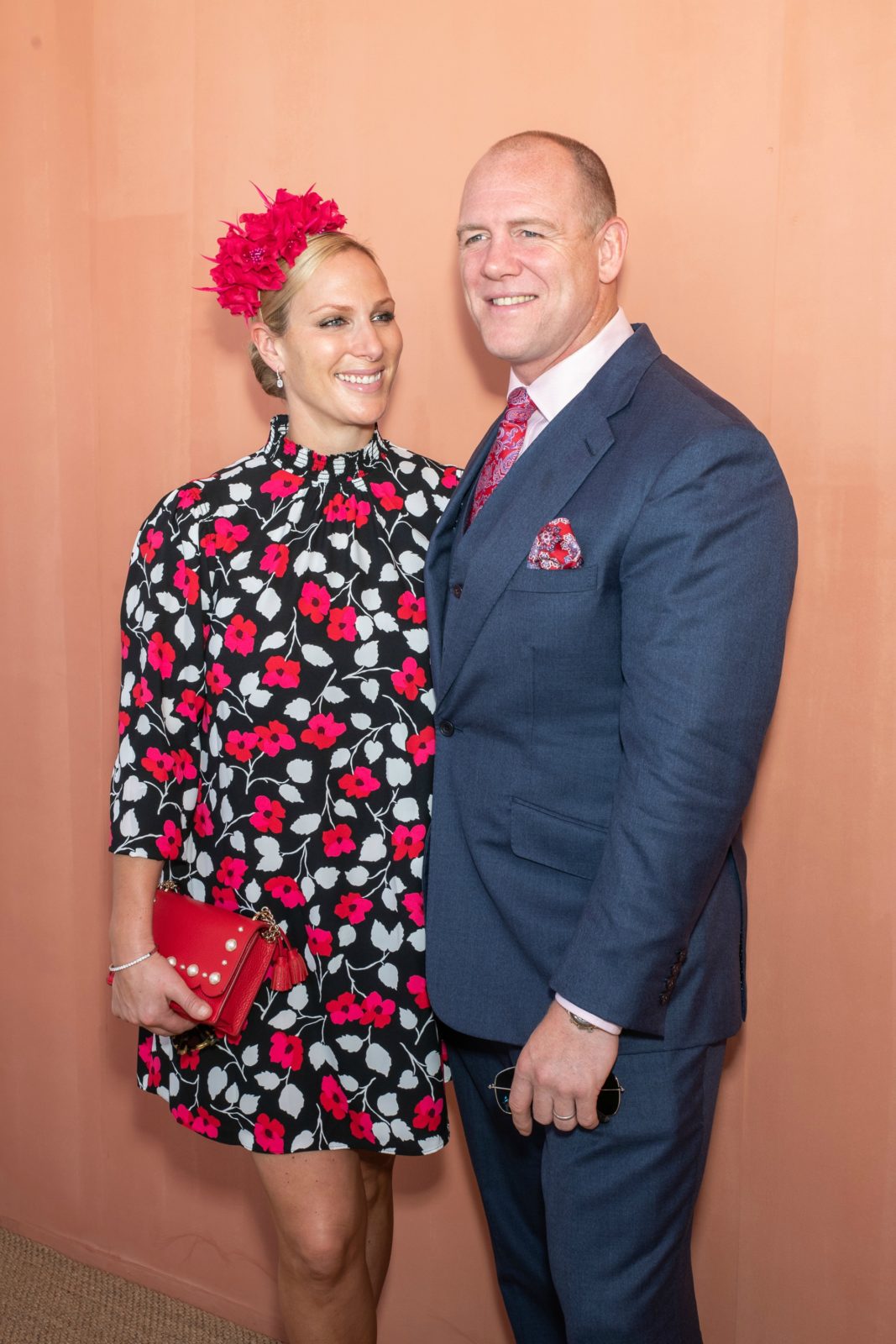 The pair put on a loved up display at the races. Source: Getty.