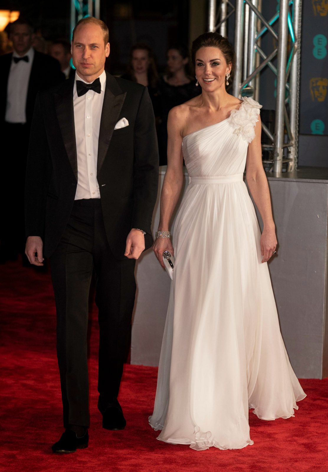 The Duke and Duchess of Cambridge arrived in style for the annual British Academy Film Awards in London on Sunday night. Source: Getty