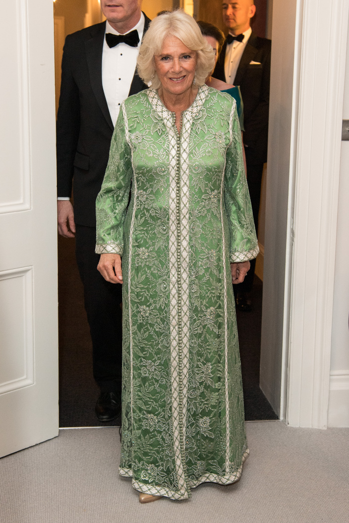 Camilla glows in green '70s-style kaftan for St Patrick's Day celebration -  Starts at 60