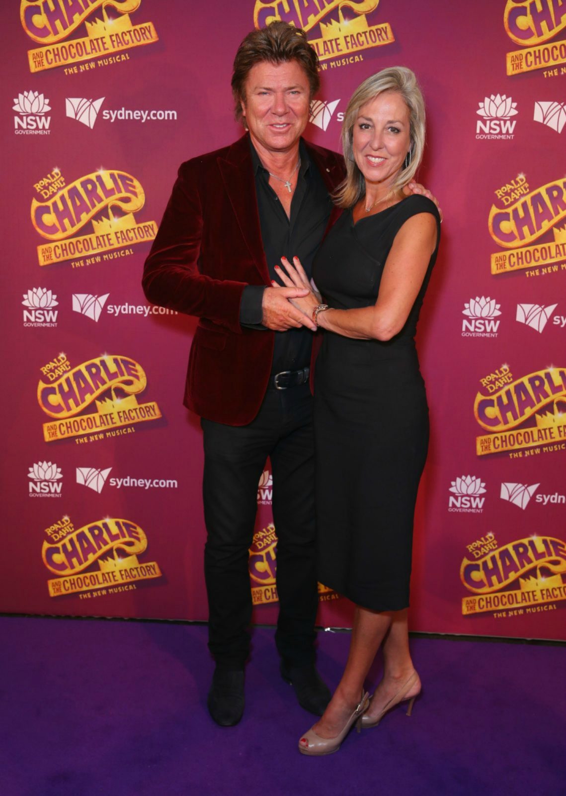 Richard and Virginia at opening night of "Charlie And The Chocolate Factory" earlier this year. 