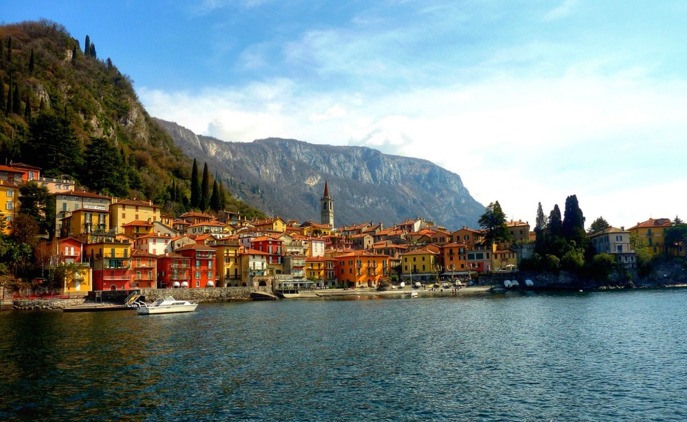 Lake como. Source: Getty