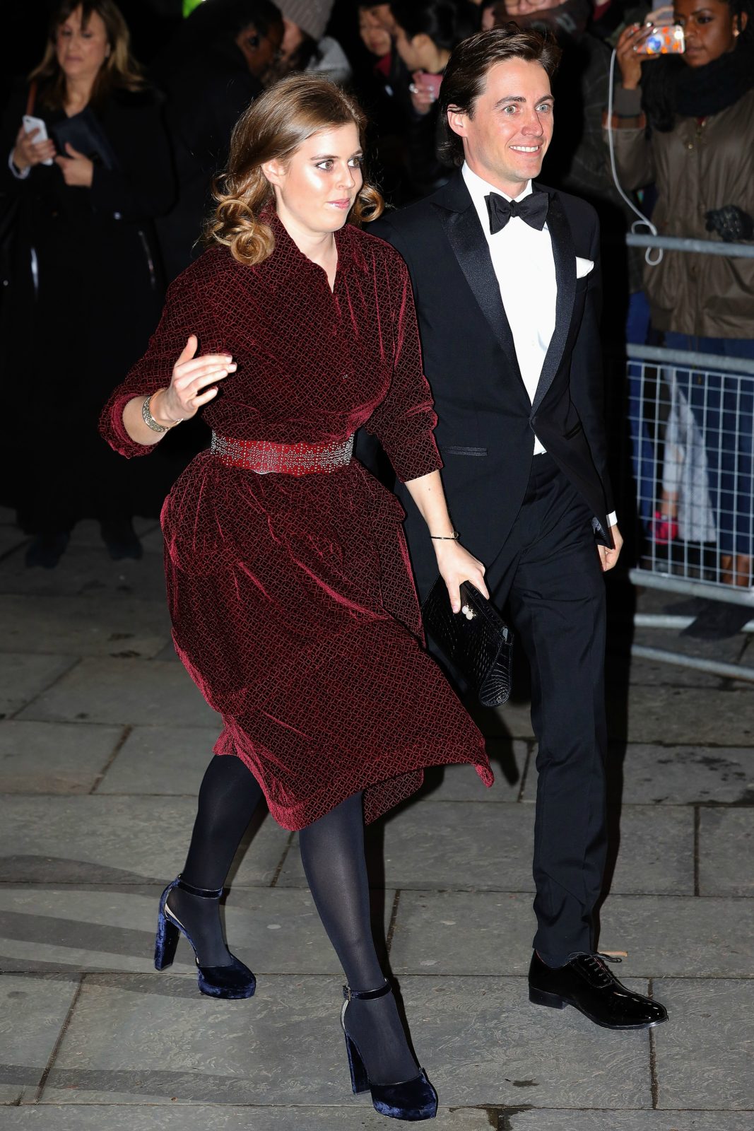 Princess Beatrice made her first public appearance with boyfriend Edoardo Mapelli Mozzi. Source: Getty.