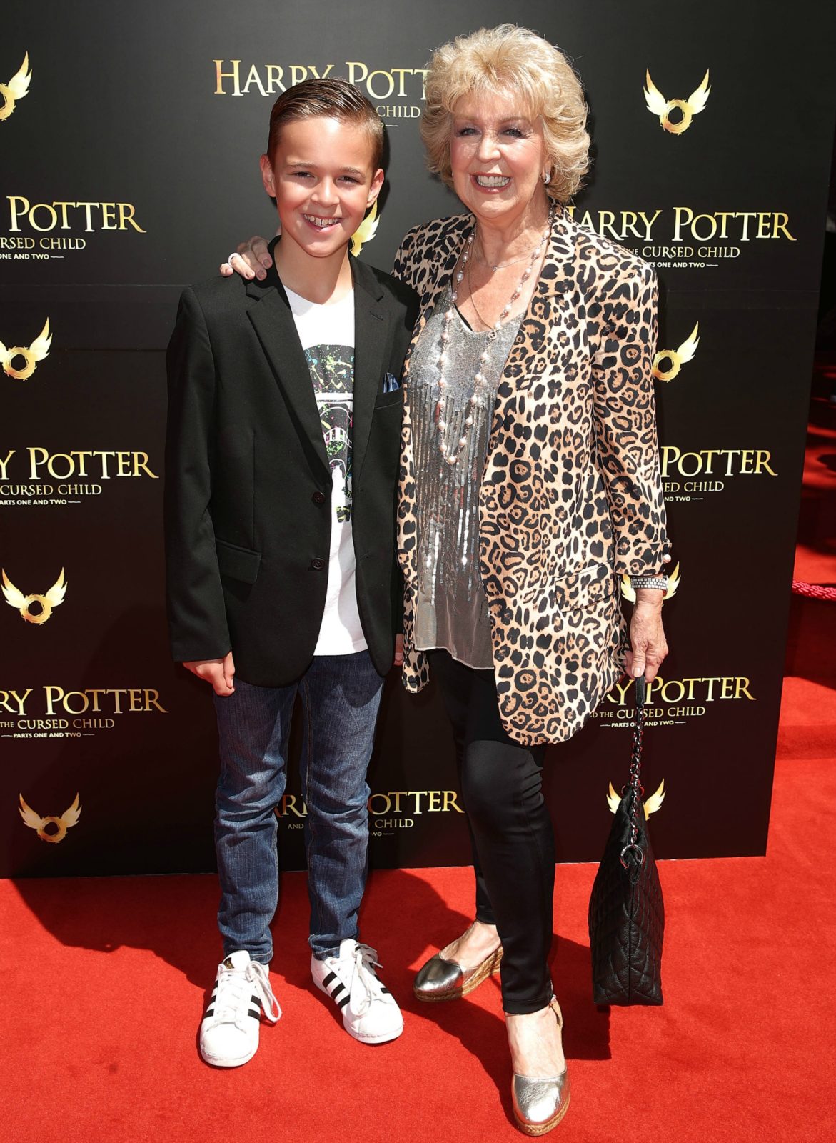 Patti Newton and grandson Sam brought some magic to the Harry Potter red carpet last month.