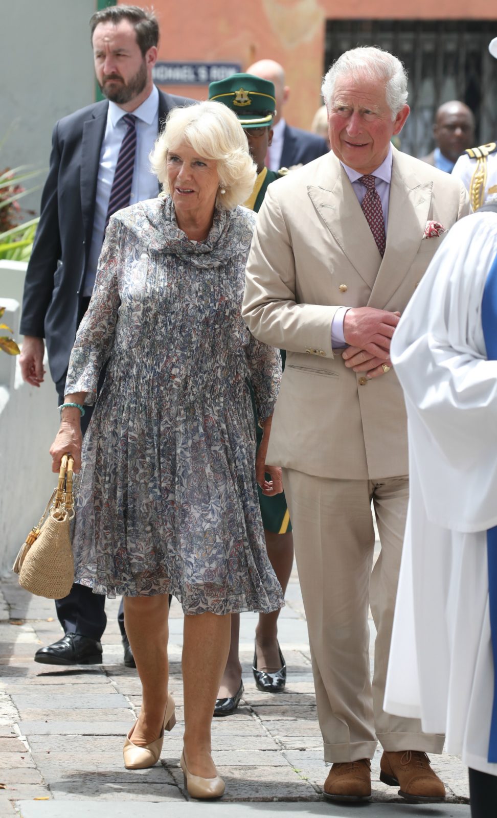 Camilla and Prince Charles stepped out for a church service on Sunday.